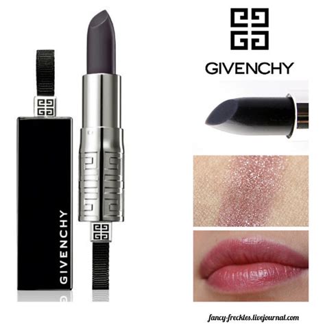 givenchy black lipstick celebrity|Givenchy universal black lipstick.